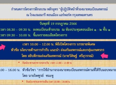 โครงการฝึกอบรมหลักสูตร &quot;ผู้ปฏิบัติหน้าที่ ... พารามิเตอร์รูปภาพ 6