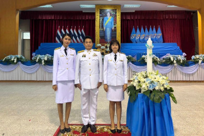 พิธีถวายเครื่องสักการะและวางพานพุ่ม ... พารามิเตอร์รูปภาพ 1