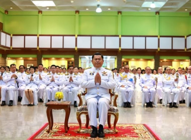 พิธีทำบุญตักบาตรถวายพระราชกุศล และพิธีวางพวงมาลา ... พารามิเตอร์รูปภาพ 1